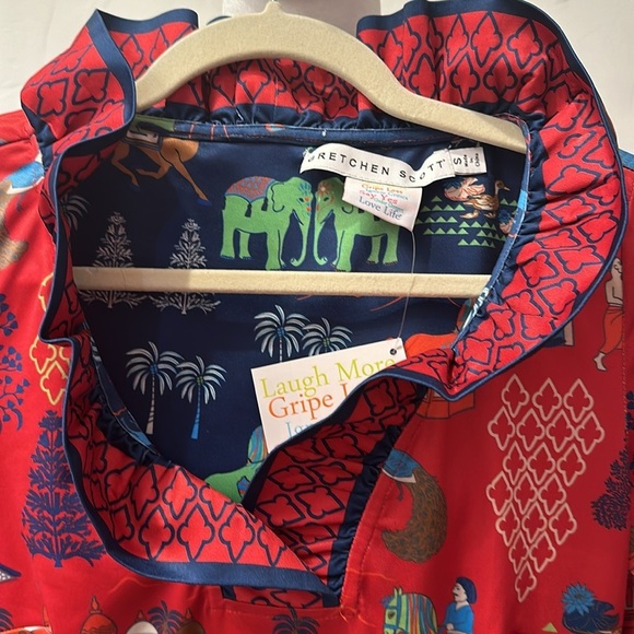 🌸 Gretchen Scott Ruff Neck Dress - Picture 8 of 10